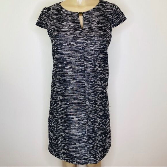 Tahari ASL  Ivory Vanessa Tweed Shift dress - Picture 1 of 8
